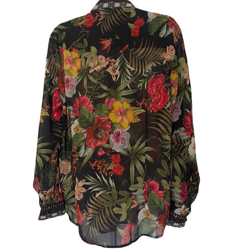 MONDO Exclusive Limited Edition Men's Designer Floral Print Dress Shirt Size XL - Picture 2 of 9